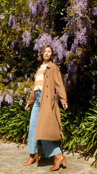 Freya Trench Coat Toffee