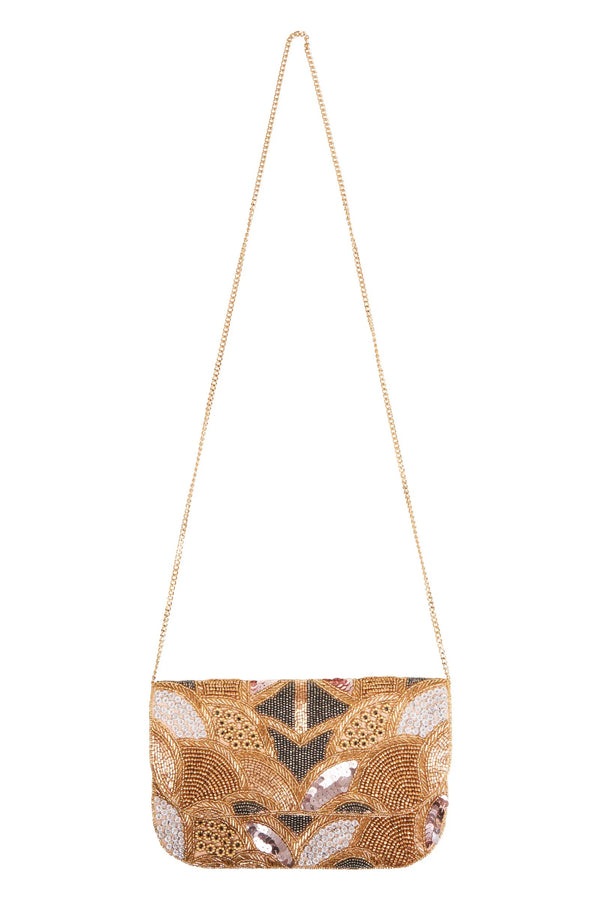 Elysian Clutch Tan