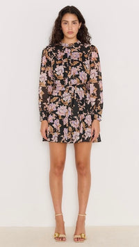 Willow Belted Mini Dress Floral