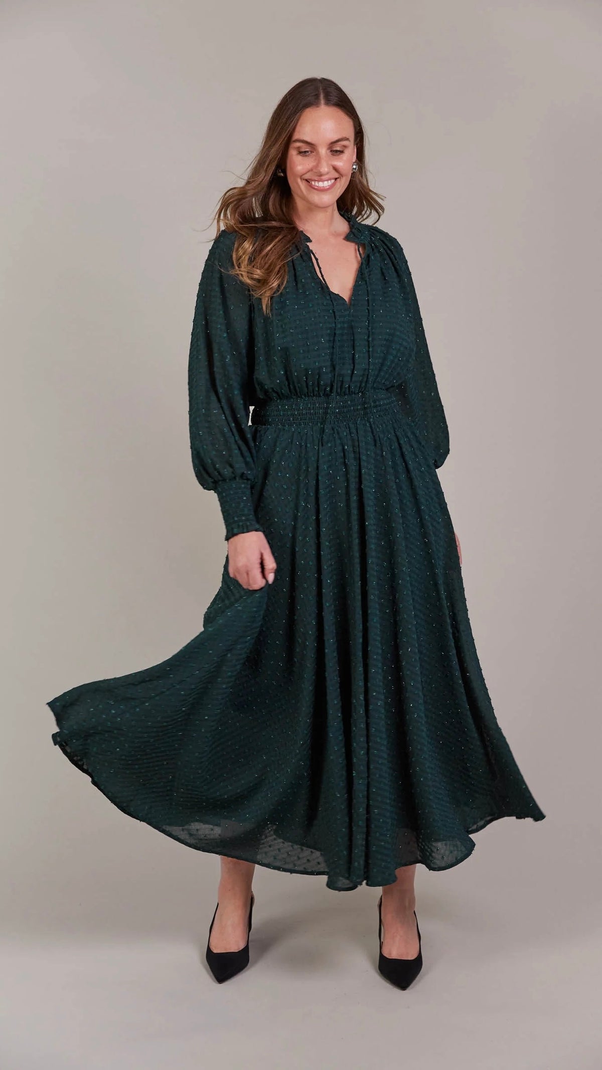Ayana Maxi Dress Peacock