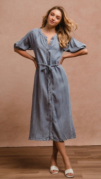 Austin Button Down Denim Dress