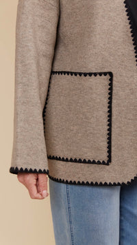 Athena Cardigan Taupe