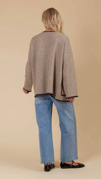Athena Cardigan Taupe