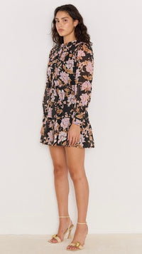 Willow Belted Mini Dress Floral