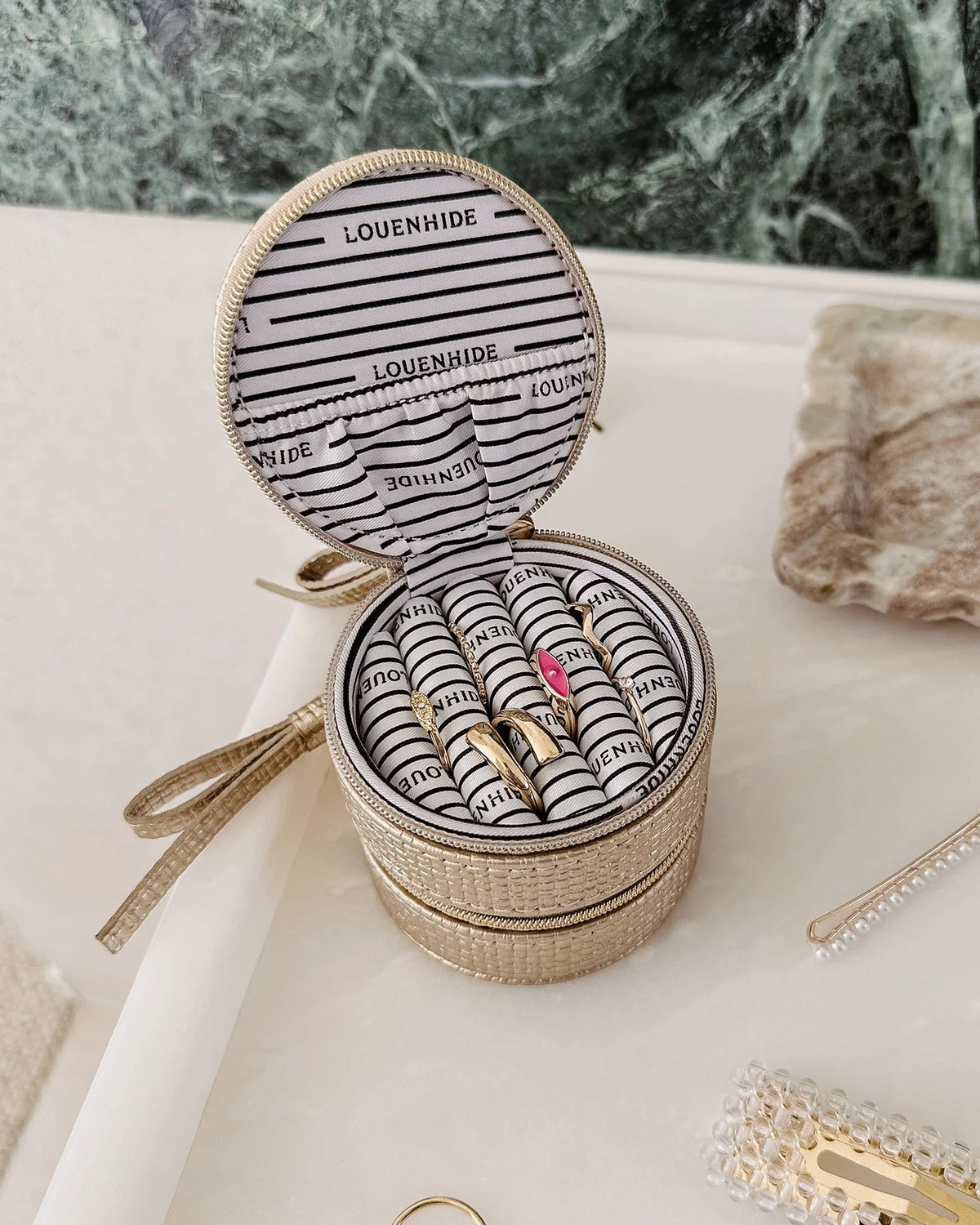 Sofia Jewellery Box  Champaine