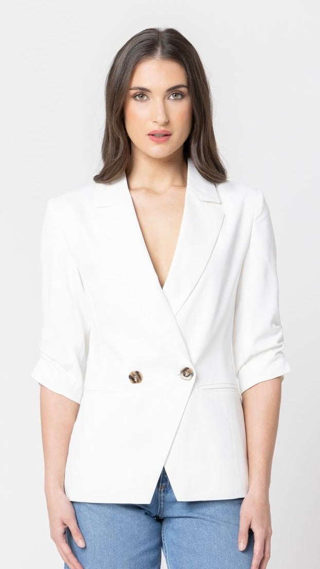 Occasion Blazer White Adelade
