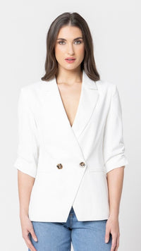 Occasion Blazer White Adelade