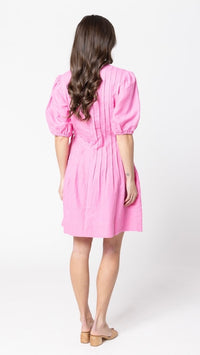 Indulgent Shirt Dress Bubblegum