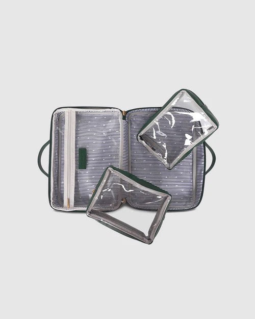 The Georgie Fifi Cosmetic Set Forest Green