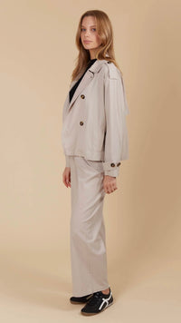 Freya Crop Trench Canvas