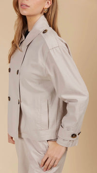Freya Crop Trench Canvas