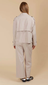 Freya Crop Trench Canvas