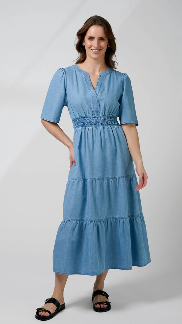 Vittoria Dress Light Wash