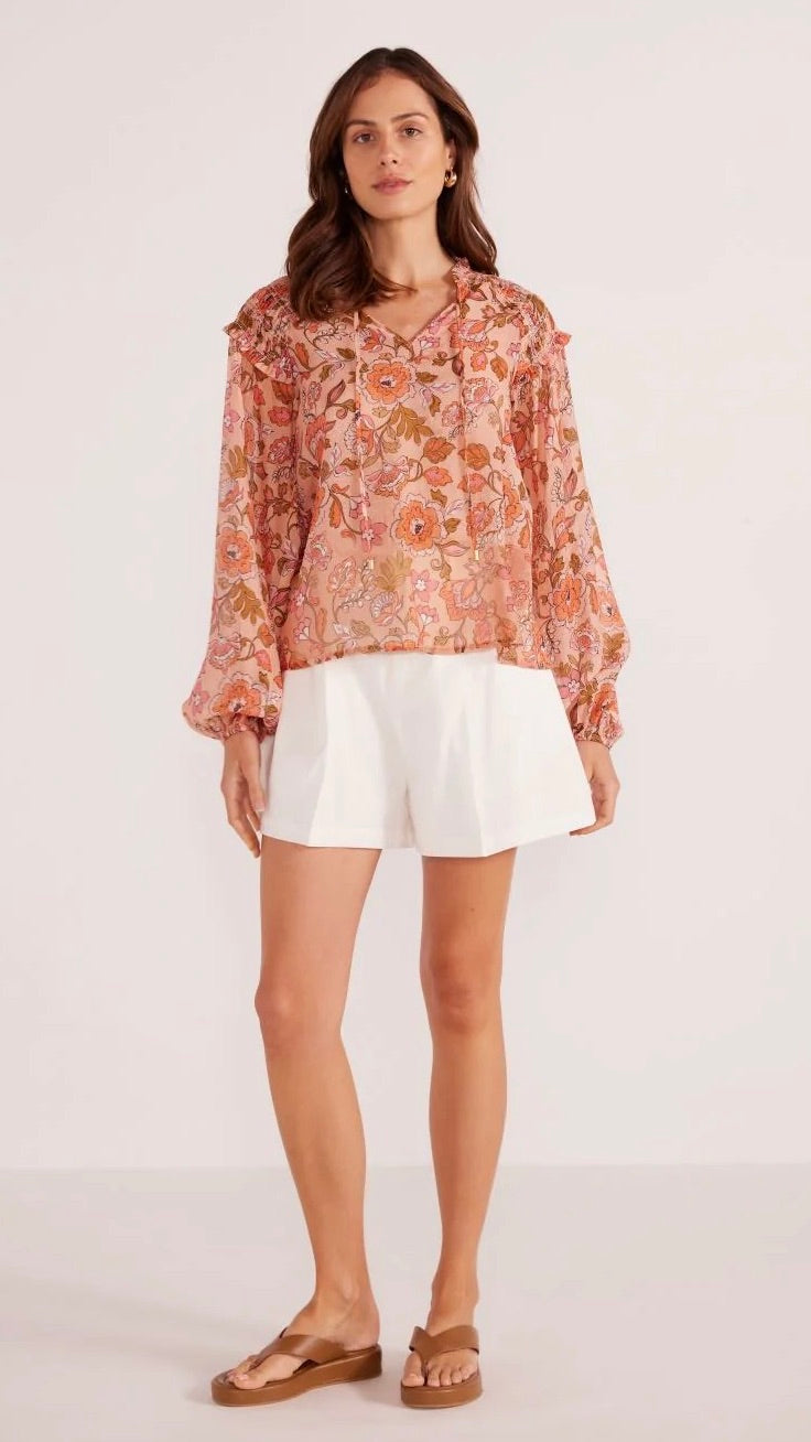 Amelia Long Sleeve Blouse Peaflo