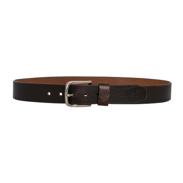 The Boss Leather Belt Chocolate