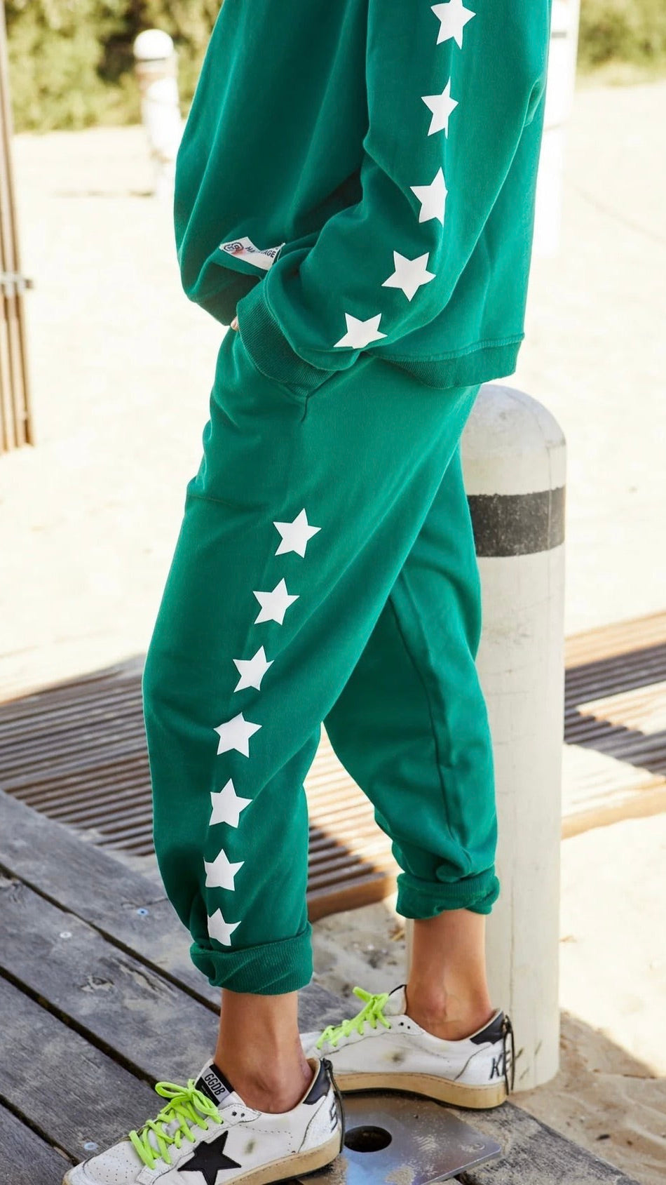 Winter Vibes Emerald Track Pant