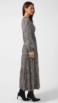 Vivienne Dress Bow Tie Indigo