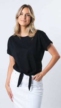 Stella Essentials Tie Top Black