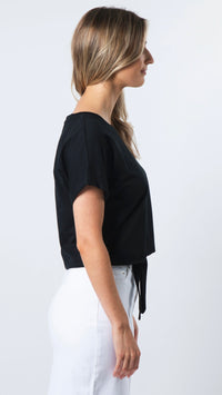 Stella Essentials Tie Top Black
