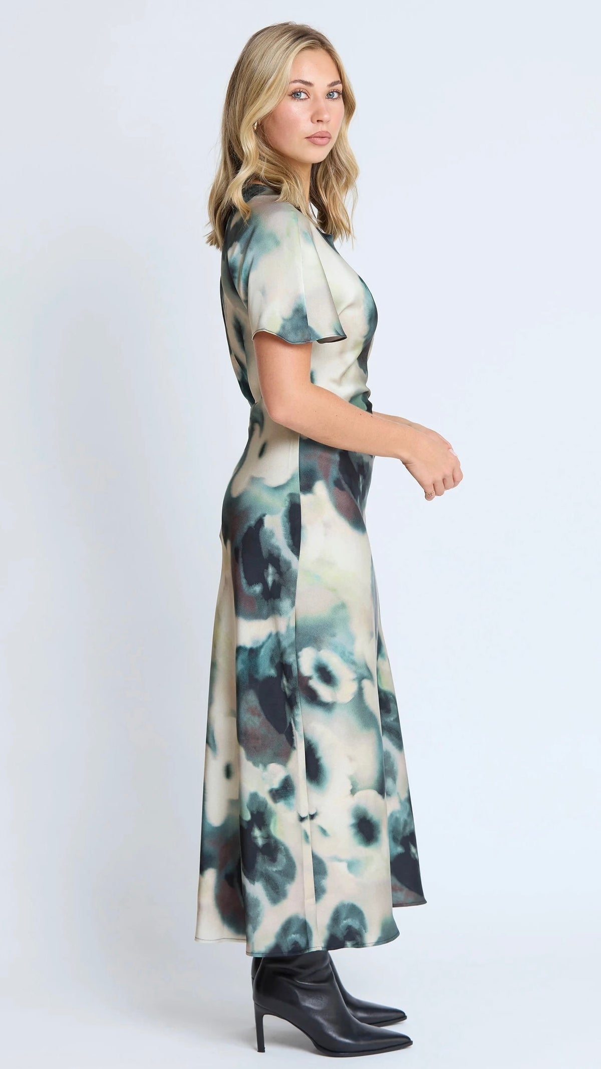 Keiko Dress Olive Grove