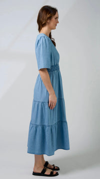 Vittoria Dress Light Wash