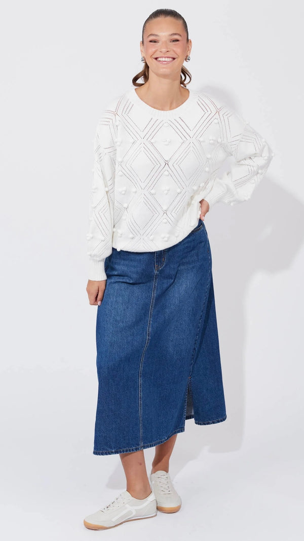 Corfu Jumper White