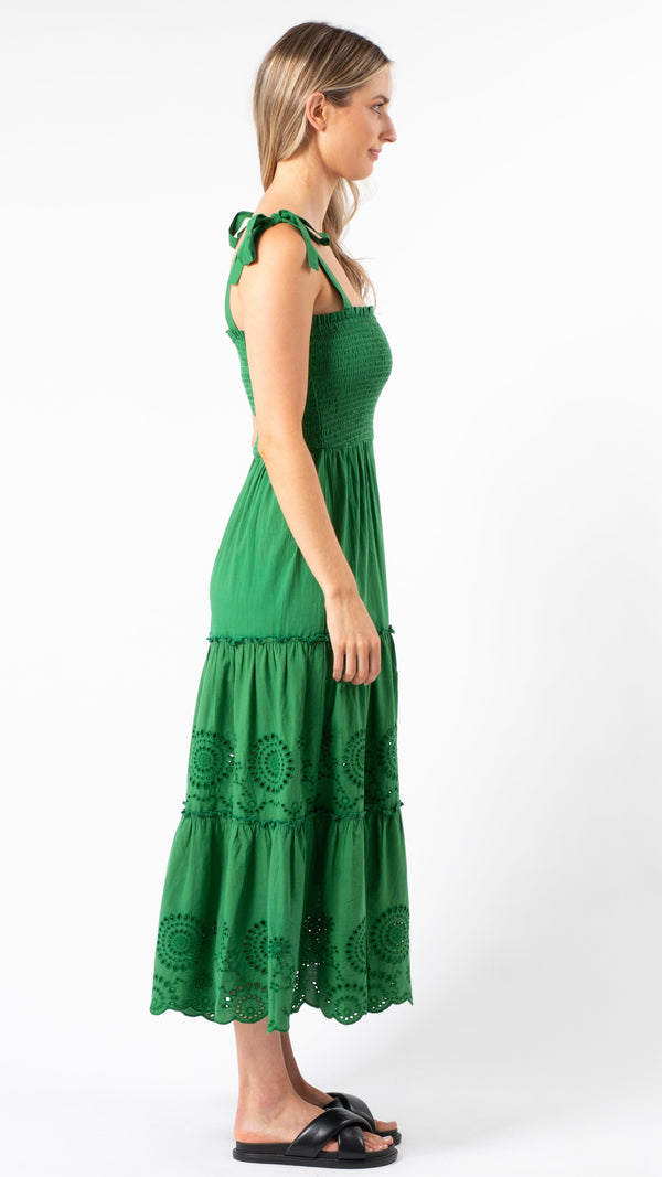 Aloha Dress Juniper Green