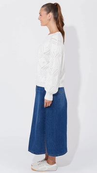 Corfu Jumper White