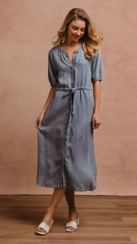 Austin Button Down Denim Dress