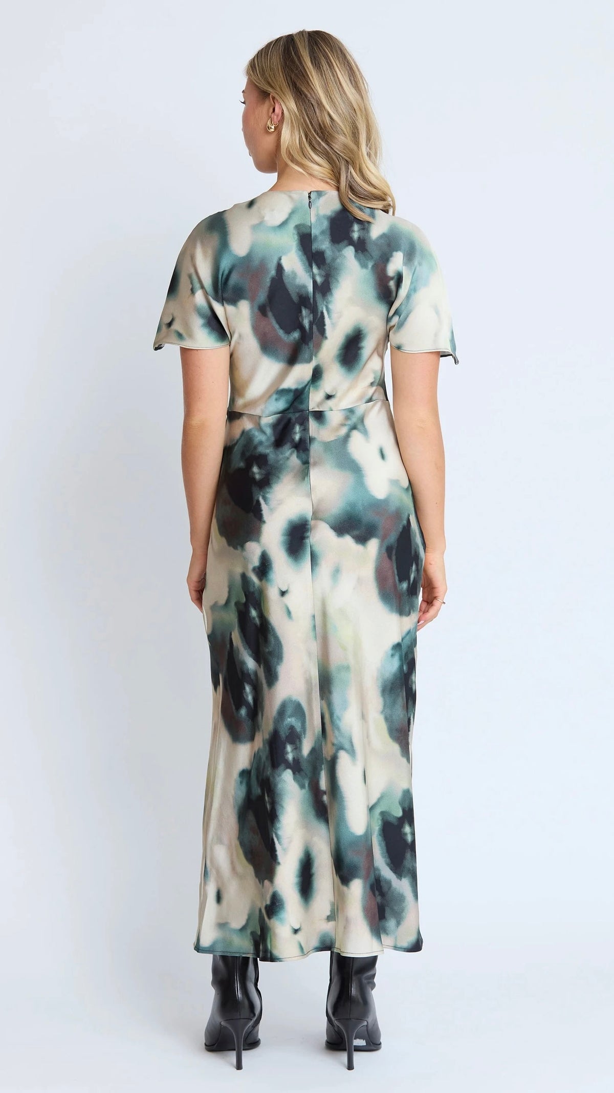 Keiko Dress Olive Grove