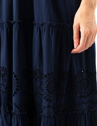 Aloha Dress Navy