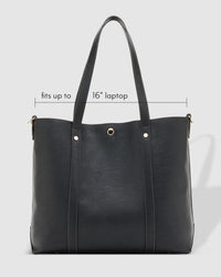 Nevada Tote Bag Black Ezra