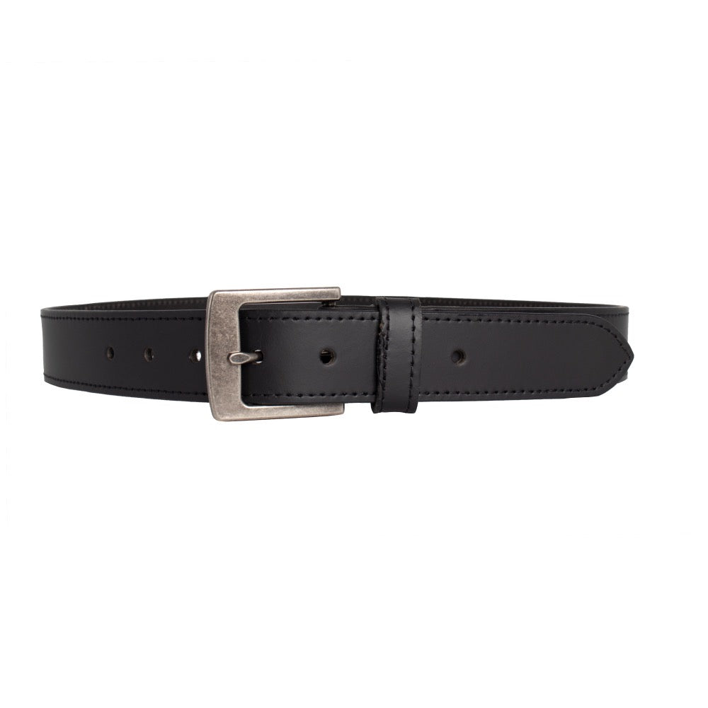 Work Tuff Leather Belt Black