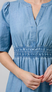 Vittoria Dress Light Wash