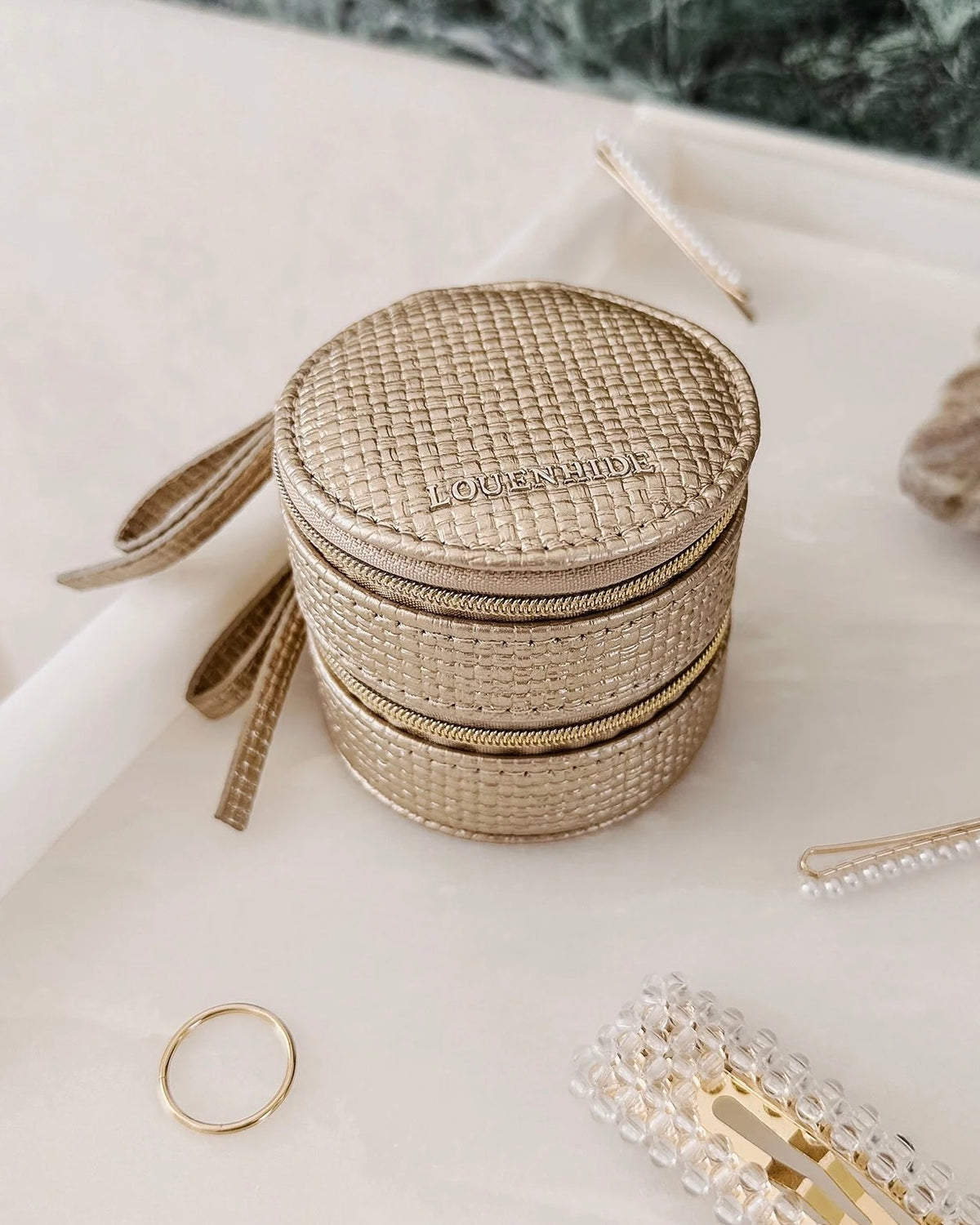 Sofia Jewellery Box  Champaine