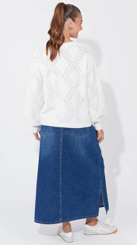 Corfu Jumper White