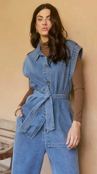 Freya Vest Denim