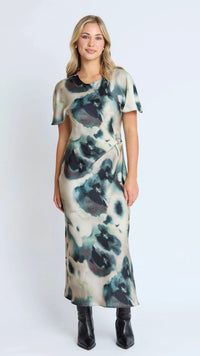 Keiko Dress Olive Grove