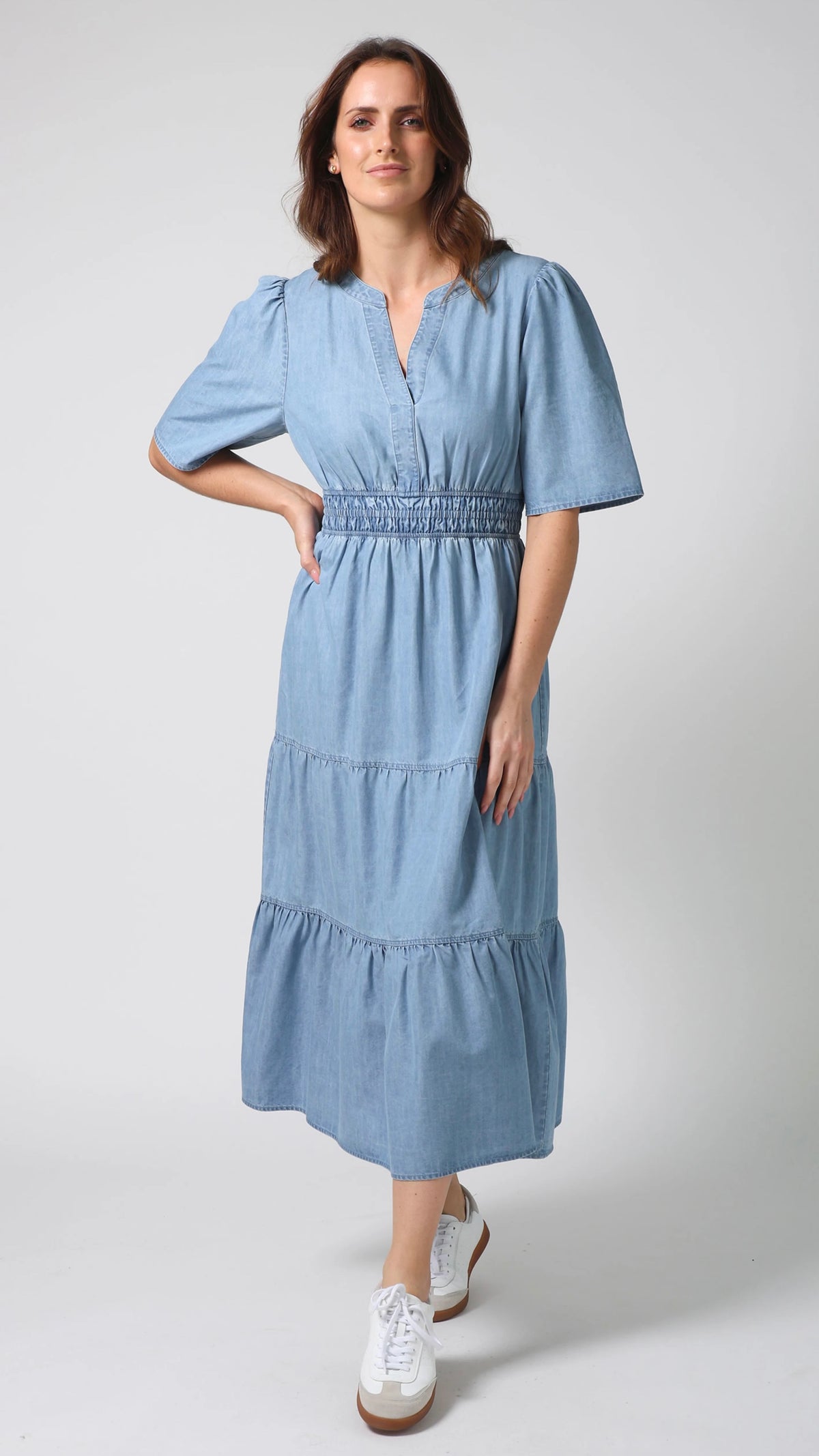 Vittoria Dress Light Wash