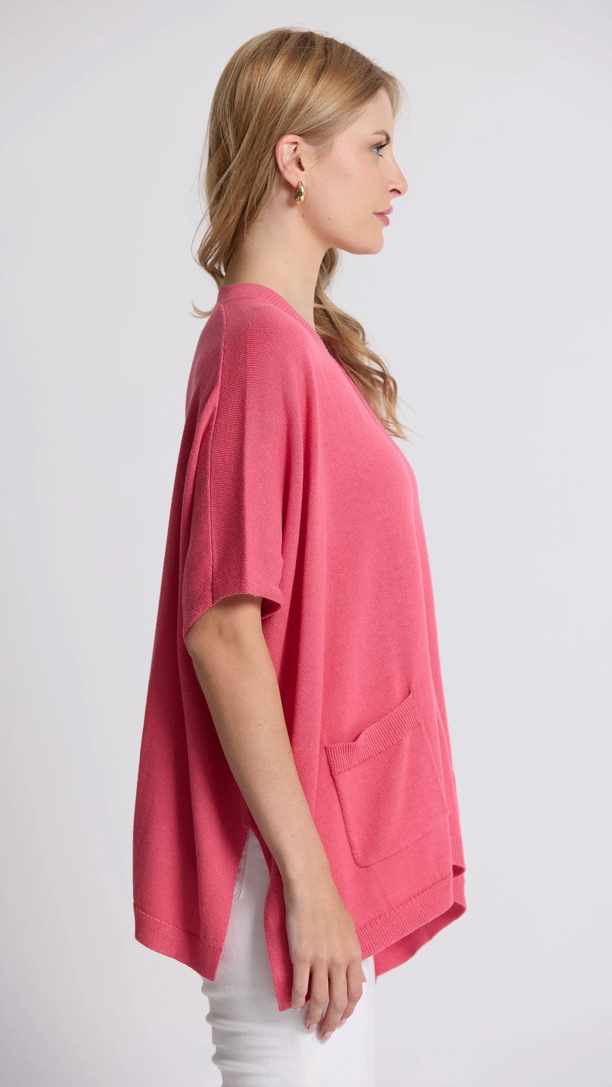 Elliot Cardigan Raspberry