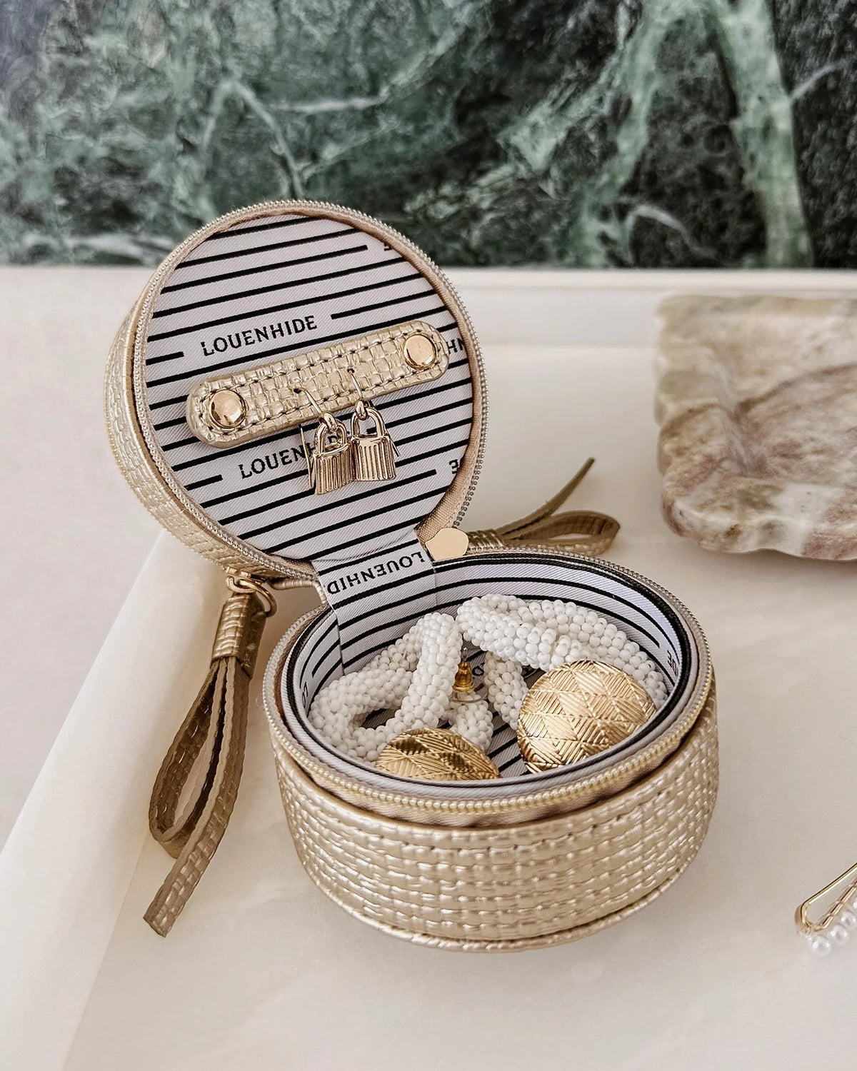 Sofia Jewellery Box  Champaine