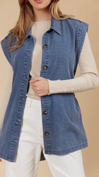 Freya Vest Denim