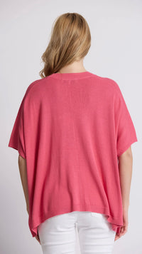 Elliot Cardigan Raspberry