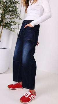 Monaco Leo Barrel Jeans INK (Restock Arriving August)