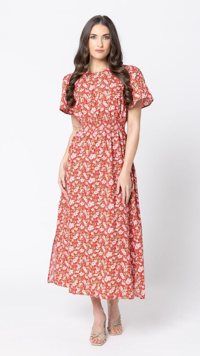 Social Dress Scarlett Bouquet