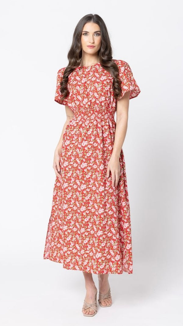 Social Dress Scarlett Bouquet