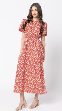 Social Dress Scarlett Bouquet