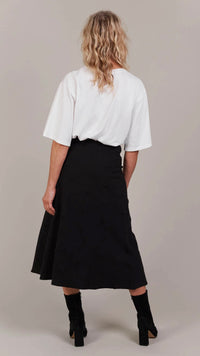 Masa Knit Skirt Black