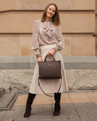 Manhattan Tote Bag Chocolate