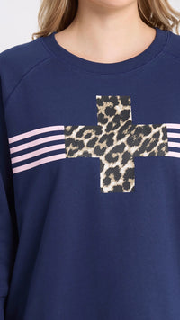 Classic Sweater Navy Star Crossed